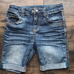 Girls denim short